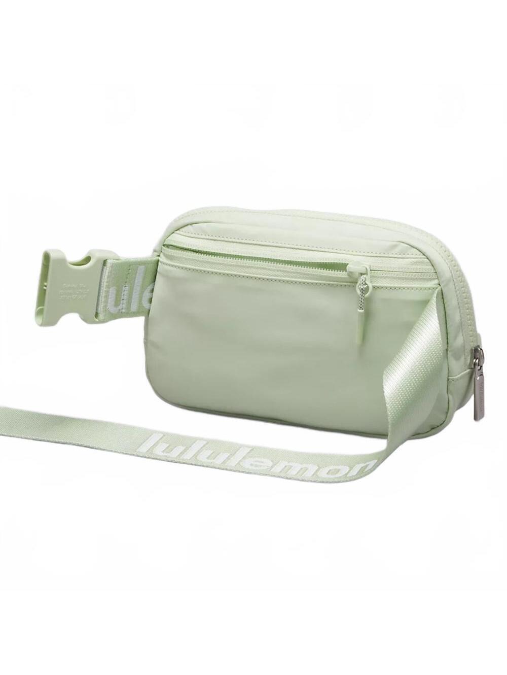 Lululemon Everywhere Belt Bag LU9AYNS Kohlrabi Green White NWT - Picture 4 of 7